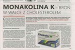 Monakolina K - broń w walce z cholesterolem - 20 kwietnia - Gazeta Wyborcza